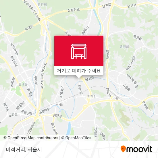 비석거리 지도