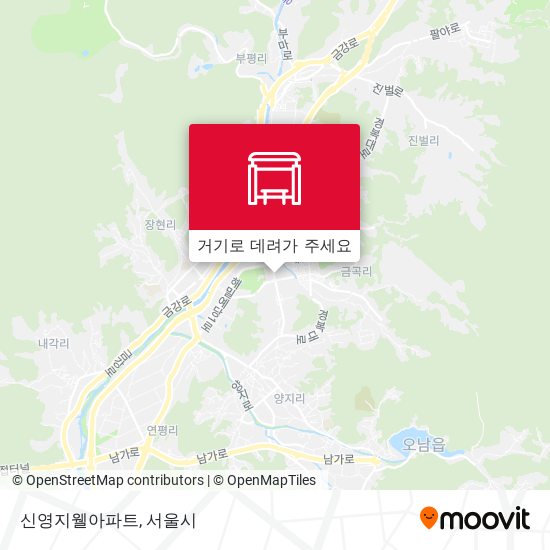 신영지웰아파트 지도