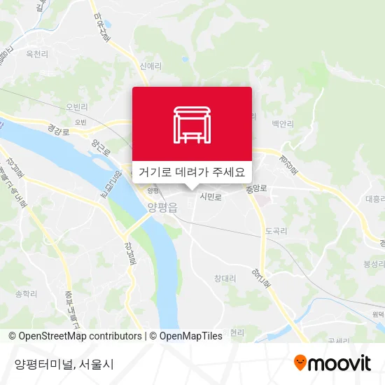 양평터미널 지도