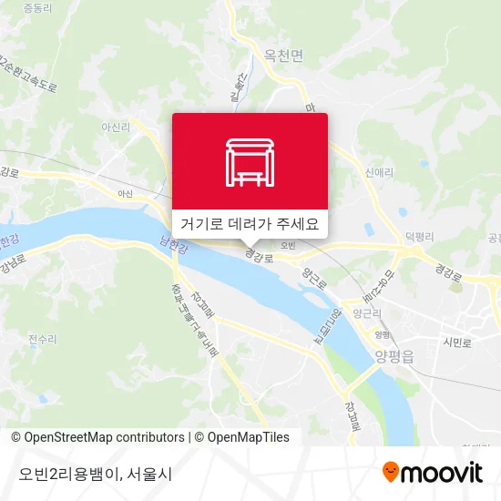 오빈2리용뱀이 지도