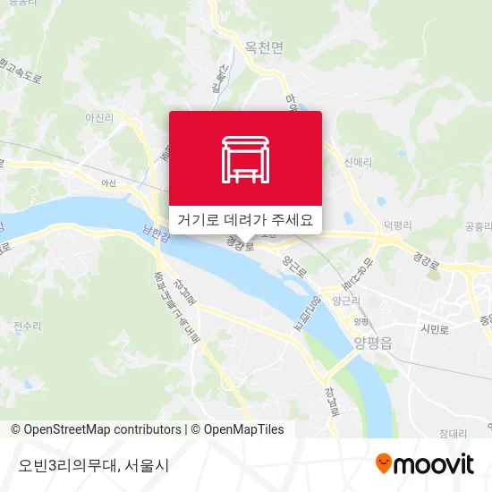 오빈3리의무대 지도
