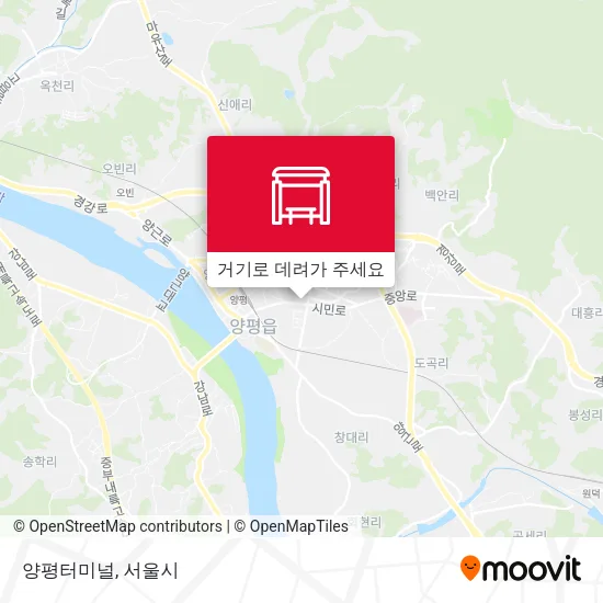 양평터미널 지도