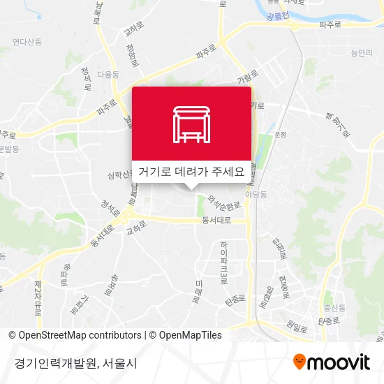 경기인력개발원 지도