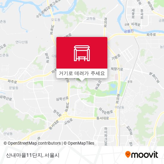 산내마을11단지 지도