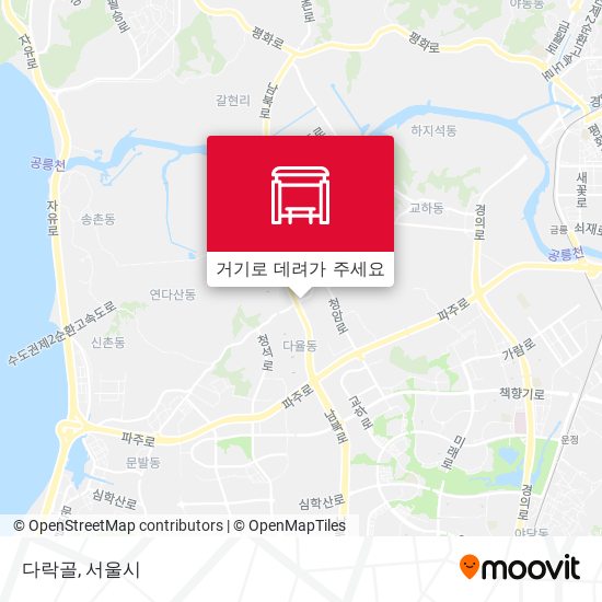 다락골 지도