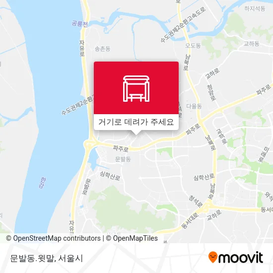 문발동.윗말 지도