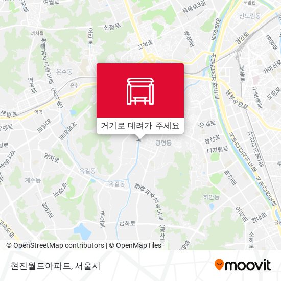 현진월드아파트 지도