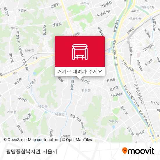 광명종합복지관 지도