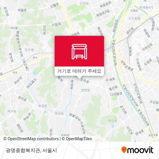광명종합복지관 지도