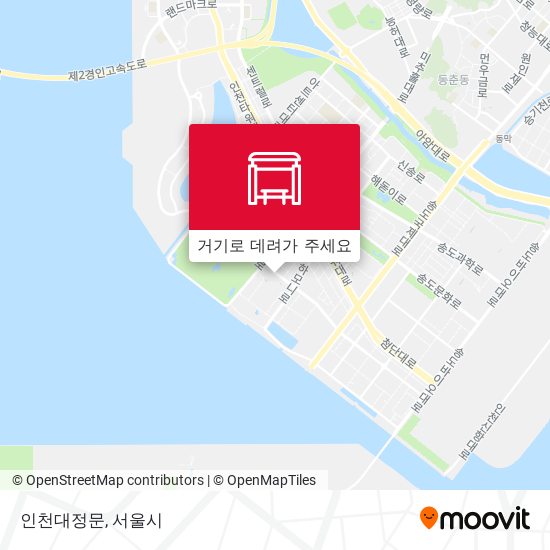 인천대정문 지도