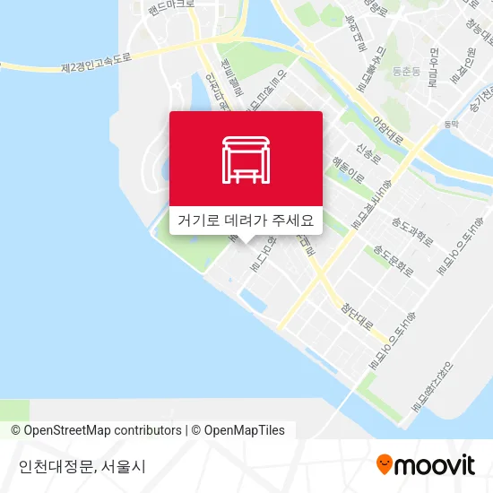 인천대정문 지도