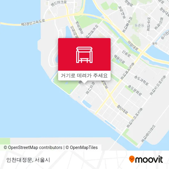 인천대정문 지도
