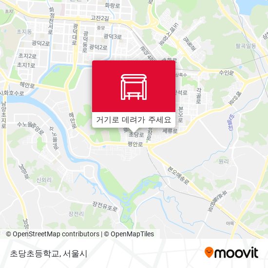 초당초등학교 지도