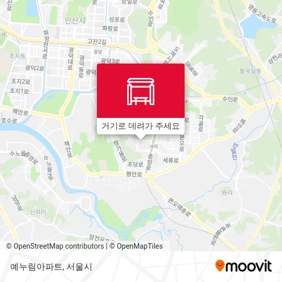 예누림아파트 지도