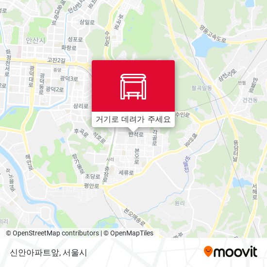 신안아파트앞 지도