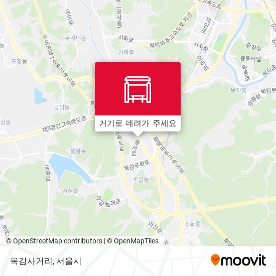 목감사거리 지도