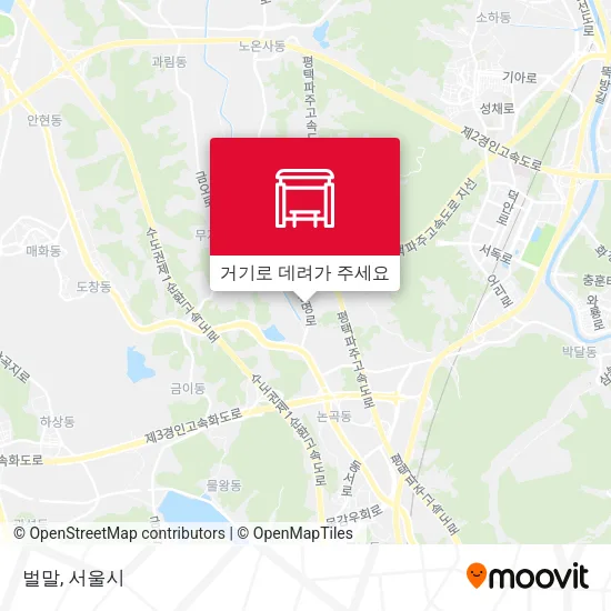 벌말 지도