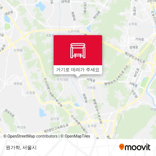 원가학 지도