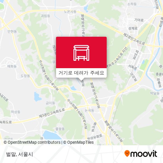 벌말 지도