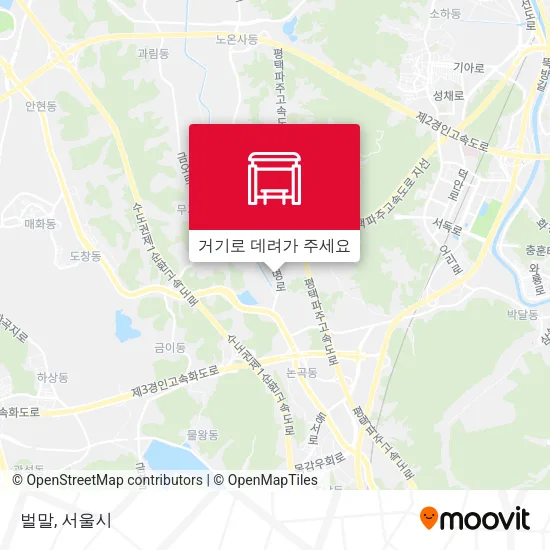 벌말 지도