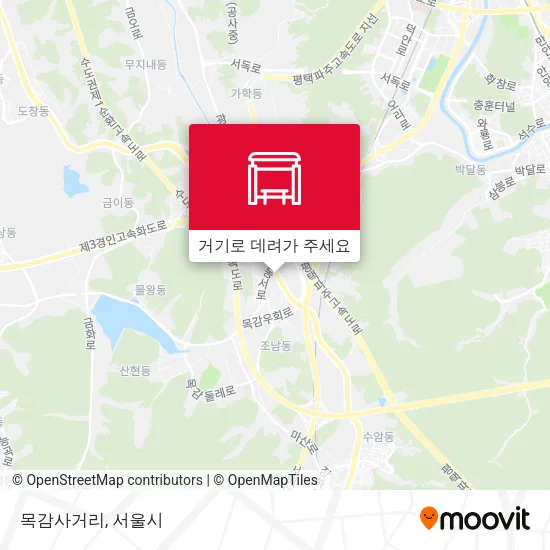 목감사거리 지도