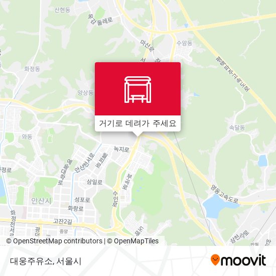 대웅주유소 지도