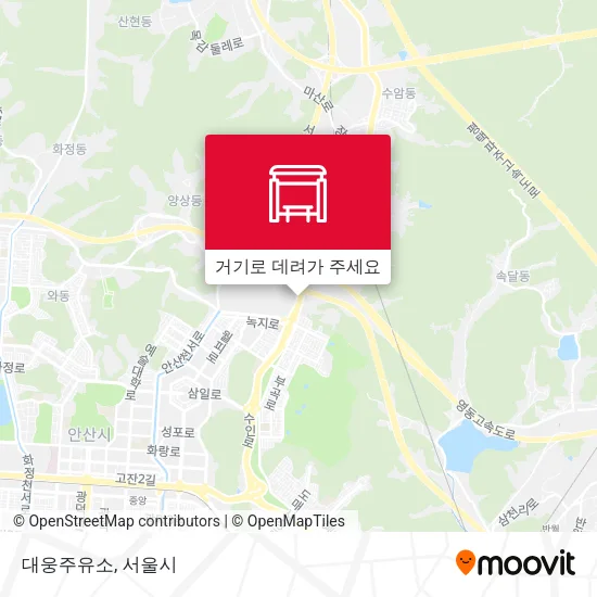 대웅주유소 지도