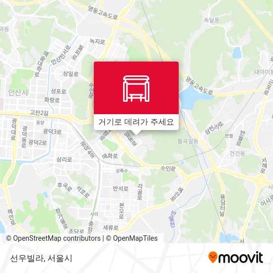 선우빌라 지도