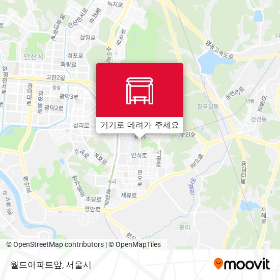 월드아파트앞 지도