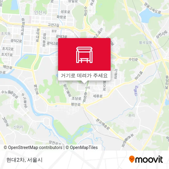 현대2차 지도
