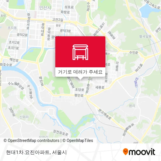 현대1차.요진아파트 지도