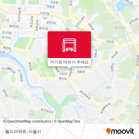 월드아파트 지도
