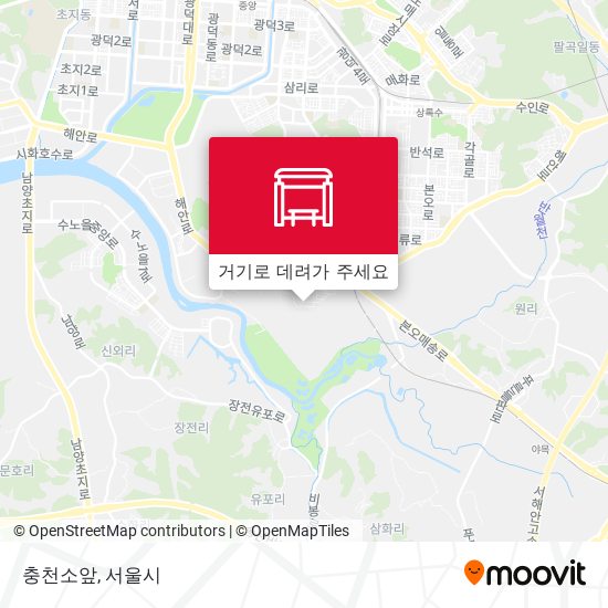 충천소앞 지도