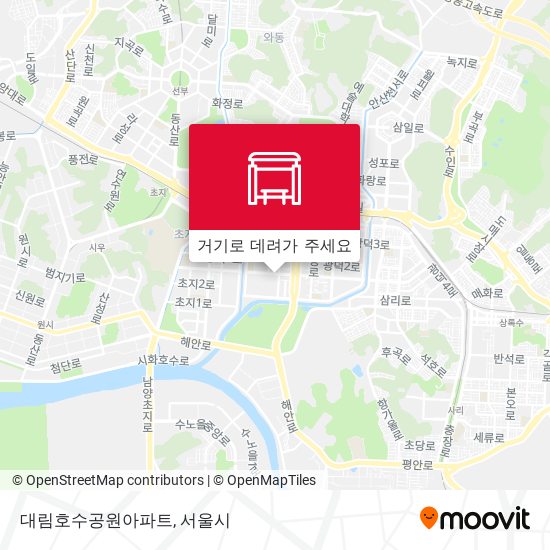 대림호수공원아파트 지도