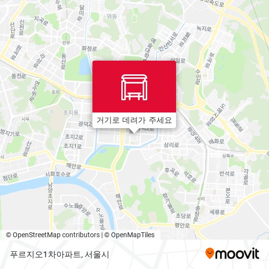 푸르지오1차아파트 지도