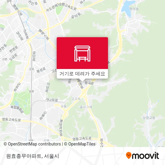 원효충무아파트 지도