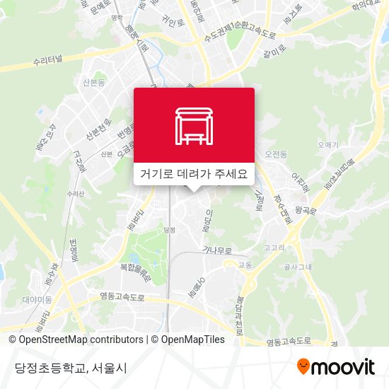 당정초등학교 지도