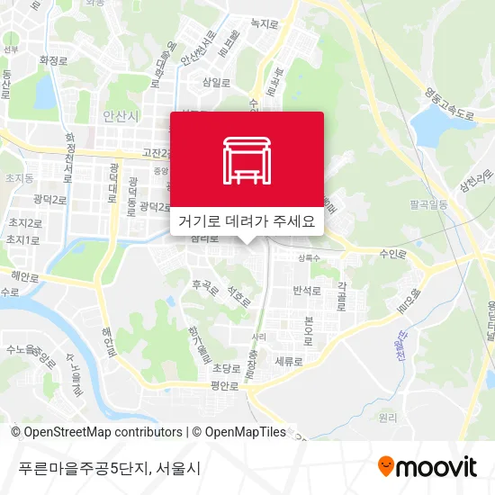 푸른마을주공5단지 지도