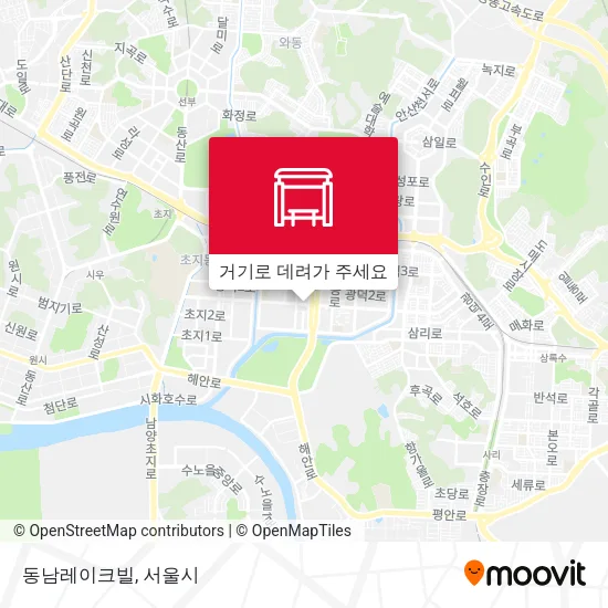 동남레이크빌 지도