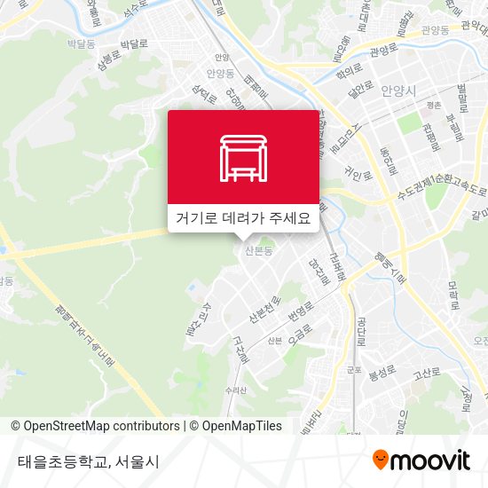 태을초등학교 지도