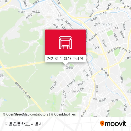 태을초등학교 지도