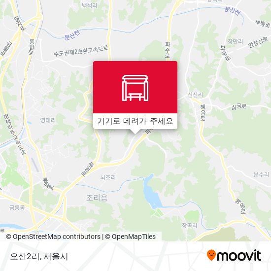 오산2리 지도