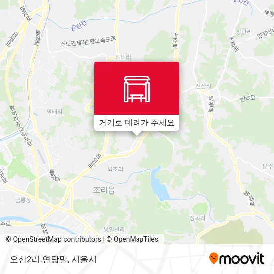 오산2리.연당말 지도