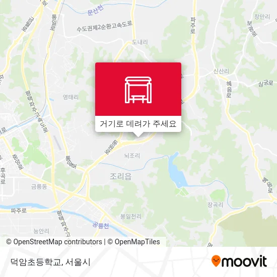 덕암초등학교 지도
