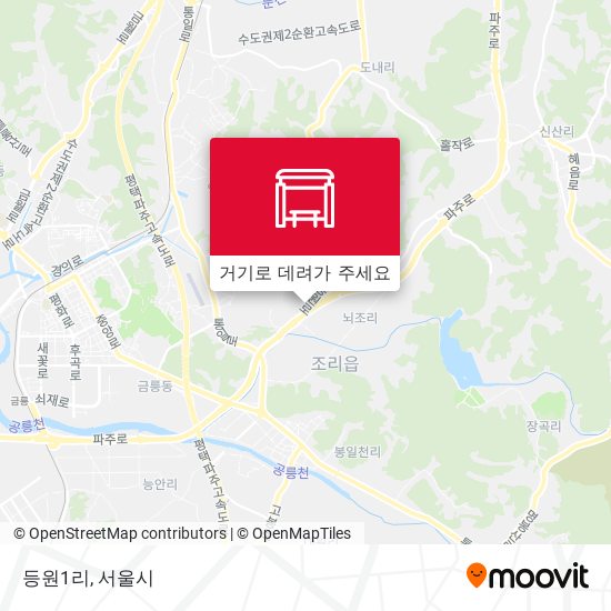 등원1리 지도