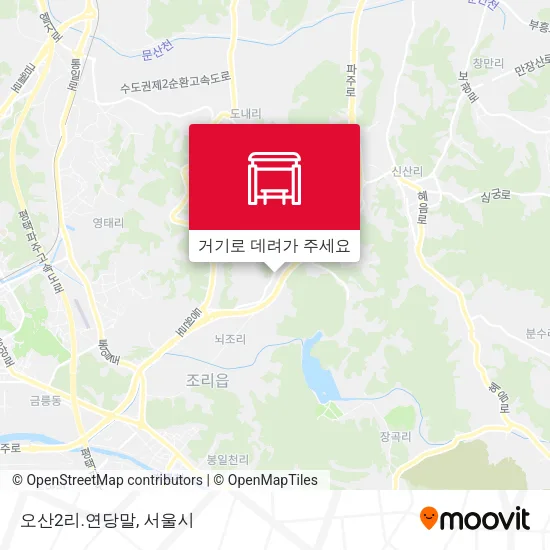 오산2리.연당말 지도
