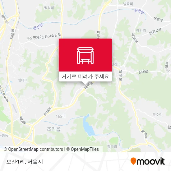 오산1리 지도