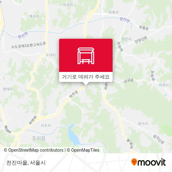 전진마을 지도