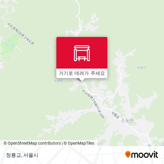 청룡교 지도