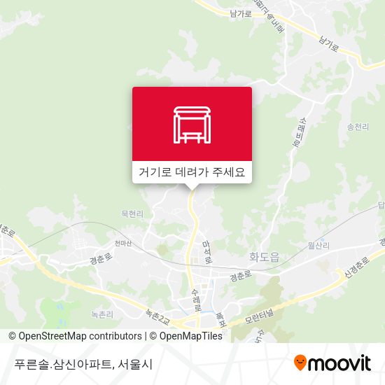 푸른솔.삼신아파트 지도